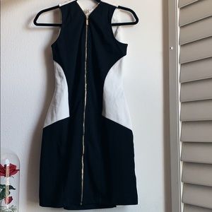 NWT Foreign Exchange Black and White Dress